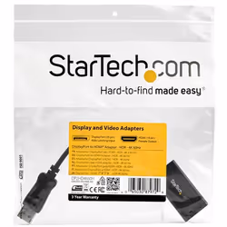 StarTech.com DisplayPort to HDMI Adapter - 4K 60Hz HDR10 Active DisplayPort 1.4 to HDMI 2.0b Video Converter - 4K DP to HDMI Adapter Dongle for Monitor/Display/TV - Latching DP Connector - Additional view 6
