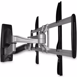 StarTech.com Full Motion TV Wall Mount - Heavy Duty Articulating TV Wall Mount Bracket for 32" to 75" (165lb/75kg) VESA Display - Universal Adjustable Tilt/Swivel Flat Screen Arm - Silver - Additional view 7
