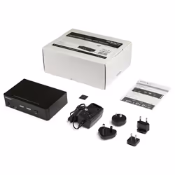 StarTech.com 2 Port DisplayPort KVM Switch - 4K 60Hz - Single Display - Dual Port UHD DP 1.2 USB KVM Switch with Integrated USB 3.0 Hub & Audio - Dell HP Apple Lenovo - TAA Compliant - Additional view 6