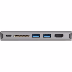 StarTech.com USB C Multiport Adapter - USB-C Mini Travel Dock w/ 4K HDMI or 1080p VGA - 3x USB 3.0 Hub, SD, GbE, Audio, 100W PD Pass-Through - Portable Docking Station for Laptop/Tablet - Additional view 4