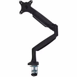 StarTech.com Desk Mount Monitor Arm - Heavy Duty Ergonomic VESA Monitor Arm - Single 9kg Display - Full Motion, Height Adjustable, Articulating - Aluminum - C-Clamp/Grommet- Black - Additional view 5