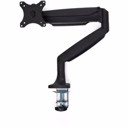 StarTech.com Desk Mount Monitor Arm - Heavy Duty Ergonomic VESA Monitor Arm - Single 9kg Display - Full Motion, Height Adjustable, Articulating - Aluminum - C-Clamp/Grommet- Black - Additional view 6