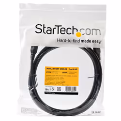StarTech.com 3 m VESA Certified DisplayPort 1.4 Cable - 8K 60Hz HBR3 HDR - 10 ft Super UHD DisplayPort to DisplayPort Monitor Cord - Ultra HD 4K 120Hz DP 1.4 Slim Video Cable M/M DP Connector - Additional view 4