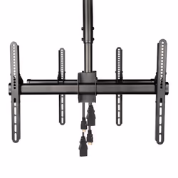 StarTech.com Dual TV Ceiling Mount - Back-to-Back Heavy Duty Hanging Dual Screen Mount with Adjustable Telescopic Pole - Tilt/Swivel/Rotate - VESA Bracket for 32”-75" Displays - Additional view 5