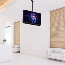 StarTech.com Dual TV Ceiling Mount - Back-to-Back Heavy Duty Hanging Dual Screen Mount with Adjustable Telescopic Pole - Tilt/Swivel/Rotate - VESA Bracket for 32”-75" Displays - Additional view 8