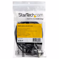 StarTech.com 6ft (2m) Laptop Cable Lock with Keys - Keyed Security Cable Lock for Compatible K-Slot Laptops, Desktops, Computers & Other Devices - Anti-Theft Vinyl Coated Steel Cable Lock - Additional view 5