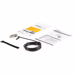 StarTech.com 6.5ft (2m) Laptop Cable Lock - 4 Digit Combination Laptop/Desktop Security Cable Lock for K-Slot Devices/Computers/Monitors - Portable Anti-Theft Vinyl Coated Steel Cable Lock - Additional view 4
