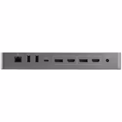 StarTech.com Thunderbolt 3 Dock w/ USB-C Host Compatibility - Dual 4K 60Hz DisplayPort 1.4 or Dual HDMI Monitors - Single 8K - TB3/USB-C Laptop Docking Station - 96W PD, 5xUSB - 10Gbps - Additional view 4