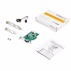 StarTech.com 2-port PCI Express RS232 Serial Adapter Card - PCIe RS232 Serial Host Controller Card - PCIe to Serial DB9 - 16950 UART - Low Profile Expansion Card - Windows & Linux - Additional view 6