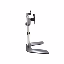 StarTech.com Dual Monitor Stand - Ergonomic Desktop Monitor Stand for up to 32" VESA Displays - Free-Standing Articulating Universal Computer Monitor Mount - Adjustable Height - Silver - Additional view 5