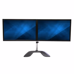 StarTech.com Dual Monitor Stand - Ergonomic Desktop Monitor Stand for up to 32" VESA Displays - Free-Standing Articulating Universal Computer Monitor Mount - Adjustable Height - Silver - Additional view 6