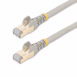 StarTech.com 5m CAT6a Ethernet Cable - 10 Gigabit Shielded Snagless RJ45 100W PoE Patch Cord - 10GbE STP Network Cable w/Strain Relief - Grey Fluke Tested/Wiring is UL Certified/TIA - Additional view 4
