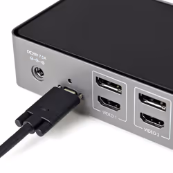 StarTech.com USB-C & USB-A Dock - Hybrid Universal Triple Monitor Laptop Docking Station DisplayPort & HDMI 4K 60Hz - 85W Power Delivery, 6x USB Hub, GbE, Audio - USB 3.1 Gen 2 10Gbps - TAA - Additional view 5