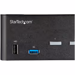 StarTech.com 2 Port Dual Monitor HDMI KVM Switch - 4K 60Hz Ultra HD HDR - Desktop 4K HDMI 2.0 KVM Switch with 2 Port USB 3.0 Hub (5Gbps) & 4x USB 2.0 HID, Audio - Hotkey Switching - TAA - Additional view 5
