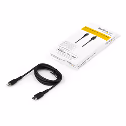 StarTech.com 3 foot (1m) Durable Black USB-C to Lightning Cable - Heavy Duty Rugged Aramid Fiber USB Type C to Lightning Charger/Sync Power Cord - Apple MFi Certified iPad/iPhone 12 - Additional view 6