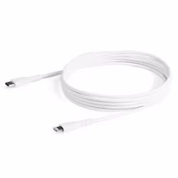StarTech.com 6 foot (2m) Durable White USB-C to Lightning Cable - Heavy Duty Rugged Aramid Fiber USB Type C to Lightning Charger/Sync Power Cord - Apple MFi Certified iPad/iPhone 12 - Additional view 4