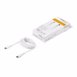 StarTech.com 6 foot (2m) Durable White USB-C to Lightning Cable - Heavy Duty Rugged Aramid Fiber USB Type C to Lightning Charger/Sync Power Cord - Apple MFi Certified iPad/iPhone 12 - Additional view 5