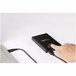 StarTech.com Biometric Enclosure - Encrypted USB 3.0 2.5" SATA Hard Drive Enclosure - Fingerprint/Password Access - 256-bit AES Data Encryption - Secure External USB 3.1 Gen 1 to HDD/SSD - Additional view 5