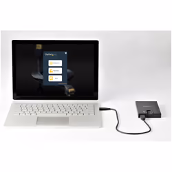 StarTech.com Biometric Enclosure - Encrypted USB 3.0 2.5" SATA Hard Drive Enclosure - Fingerprint/Password Access - 256-bit AES Data Encryption - Secure External USB 3.1 Gen 1 to HDD/SSD - Additional view 6