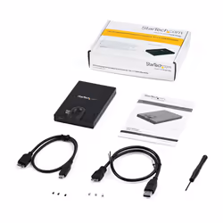 StarTech.com Biometric Enclosure - Encrypted USB 3.0 2.5" SATA Hard Drive Enclosure - Fingerprint/Password Access - 256-bit AES Data Encryption - Secure External USB 3.1 Gen 1 to HDD/SSD - Additional view 8