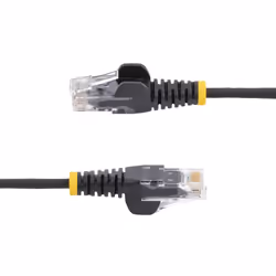 StarTech.com 0.5 m CAT6 Cable - Slim - Snagless RJ45 Connectors - Black