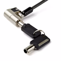 StarTech.com 6.5' (2m) 3-in-1 Universal Laptop Cable Lock - Keyed Laptop/Desktop Security Cable Lock Compatible w/ K-Slot, Nano & Wedge Slot Computer - Anti-Theft Steel Cable Lock with Keys - Additional view 5