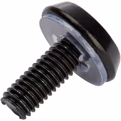 StarTech.com 50 Pack 10-32 Server Rack Cage Nuts and Screws w/Washers - Rack Mount Hardware Kit - Network/IT Equipment Cabinet Clip/Captive Nuts & Bolts for Square Holes - Black - TAA
