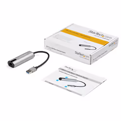 StarTech.com 2.5GbE USB A to Ethernet Adapter - NBASE-T NIC - USB 3.0 Type A 2.5 GbE /1 GbE Multi Speed Gigabit Network - USB 3.1 Laptop to RJ45/LAN - Lenovo X1 Carbon, HP EliteBook/ ZBook - Additional view 4