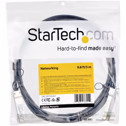StarTech.com Dell EMC DAC-SFP-10G-3M Compatible 3m 10G SFP+ to SFP+ Direct Attach Cable Twinax - 10GbE SFP+ Copper DAC 10 Gbps Low Power Passive Mini GBIC/Transceiver Module DAC - Additional view 4