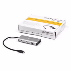 StarTech.com 4 Port USB C Hub w/ 2x USB A & 2x USB C - SuperSpeed 10Gbps USB Type-C 3.1/3.2 Gen 2 Hub - USB Bus Powered - Portable USB-C to USB Adapter Hub - Aluminum - 25cm(9.8") Cable~4 Port USB C Hub w/ 2x USB A & 2x USB C - SuperSpeed 10Gbps USB Type-C 3.2 Gen 2 Hub - USB Bus Powered - Portable USB-C to USB Adapter Hub - Aluminum - 9.8" (25cm) Cable - Additional view 6