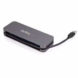 StarTech.com 4 Port USB 3.0 Hub - USB-A to 4x USB-A - SuperSpeed 5Gbps Portable USB 3.1 Gen 1 Type-A Hub - USB Bus Powered - Laptop/Desktop USB Hub with Long Cable 28cm & Cable Management~4 Port USB 3.0 Hub - USB-A to 4x USB-A - SuperSpeed 5Gbps Portable USB 3.2 Gen 1 Type-A Hub - USB Bus Powered - Laptop/Desktop USB Hub with Long Cable 28cm & Cable Management - Additional view 4