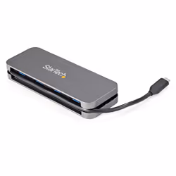 StarTech.com ~4 Port USB C Hub - 4x USB-A - USB 3.0 Type-C Hub - USB 3.2 Gen 1 (5Gbps) - Bus Powered Portable USB-C to USB-A Adapter Laptop Hub - 11.2" (28.5cm) Cable w/ Cable Management - Additional view 6