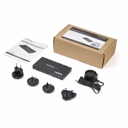 StarTech.com 2-Port HDMI Splitter (1x2) - 4K 60Hz UHD HDMI 2.0 Audio Video Splitter w/ Scaler & Audio Extractor (3.5mm/SPDIF) - Dual HDMI Splitter (1-In 2-Out) - EDID Copy - TV/Projector - Additional view 5