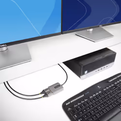 StarTech.com 2-Port DisplayPort MST Hub, Dual 4K 60Hz, DP to 2x DisplayPort Monitor Adapter, DP 1.4 Multi-Monitor Video Adapter, 1ft (30cm) Built-in Cable, USB Powered, Windows Only - Additional view 6