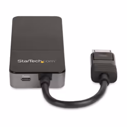 StarTech.com 3 Port Multi Monitor Adapter - DisplayPort 1.4 to 3x 4K DisplayPort Video Splitter - Dual or Triple 4K - Laptop/Desktop DisplayPort MST Hub for Multiple Monitors - For Windows PCs Only - Additional view 4