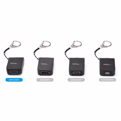 StarTech.com Compact USB C to HDMI Adapter - 4K 30Hz USB Type-C to HDMI Video Display Converter with Keychain Ring - USB-C DP Alt Mode to HDMI Monitor Dongle - Thunderbolt 3 Compatible - Additional view 5