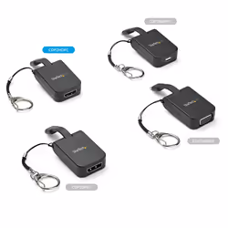 StarTech.com Compact USB C to HDMI Adapter - 4K 30Hz USB Type-C to HDMI Video Display Converter with Keychain Ring - USB-C DP Alt Mode to HDMI Monitor Dongle - Thunderbolt 3 Compatible - Additional view 6
