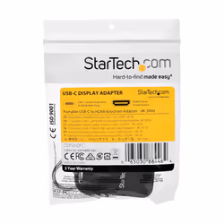 StarTech.com Compact USB C to HDMI Adapter - 4K 30Hz USB Type-C to HDMI Video Display Converter with Keychain Ring - USB-C DP Alt Mode to HDMI Monitor Dongle - Thunderbolt 3 Compatible - Additional view 8