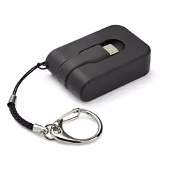 StarTech.com Compact USB C to VGA Adapter - 1080p USB Type-C to VGA Video Display Converter with Keychain Ring - Active USB-C DP Alt Mode to VGA Monitor Dongle - Thunderbolt 3 Compatible