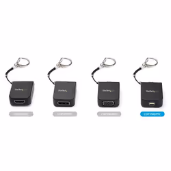 StarTech.com Compact USB C to Mini DisplayPort Adapter - 8K 60Hz/4K USB-C to mDP 1.4 Video Converter w/Keychain Ring - USB Type-C DP Alt Mode (HBR3 HDR DSC) to mDP Monitor - TB3 Compatible - Additional view 5