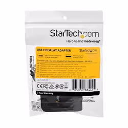StarTech.com Compact USB C to Mini DisplayPort Adapter - 8K 60Hz/4K USB-C to mDP 1.4 Video Converter w/Keychain Ring - USB Type-C DP Alt Mode (HBR3 HDR DSC) to mDP Monitor - TB3 Compatible - Additional view 8