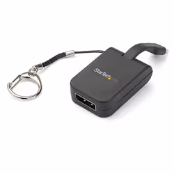 StarTech.com Compact USB C to DisplayPort 1.4 Adapter - 8K 60Hz/4K USB-C to DP Video Converter w/ Keychain Ring - USB Type-C ...