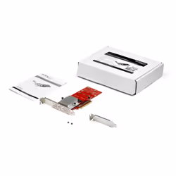 StarTech.com Dual M.2 PCIe SSD Adapter Card - x8 / x16 Dual NVMe or AHCI M.2 SSD to PCI Express 3.0 - M.2 NGFF PCIe (M-Key) Compatible - Supports 2242, 2260, 2280 - JBOD - Mac & PC - Additional view 6