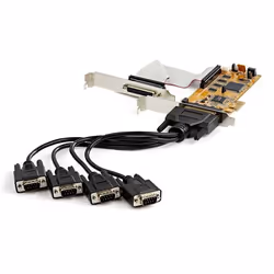 StarTech.com 8-Port PCI Express RS232 Serial Adapter Card, PCIe RS232 Serial Card, 16C1050 UART, Low Profile Serial DB9 Controller/Expansion Card, 15kV ESD Protection, Windows Only - TAA - Additional view 6