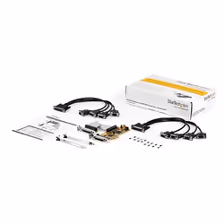 StarTech.com 8-Port PCI Express RS232 Serial Adapter Card, PCIe RS232 Serial Card, 16C1050 UART, Low Profile Serial DB9 Controller/Expansion Card, 15kV ESD Protection, Windows Only - TAA - Additional view 7