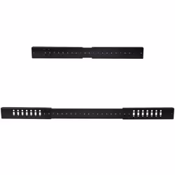 StarTech.com 4-Post 18U Mobile Open Frame Server Rack, Four Post 19" Network Rack with Wheels, Rolling Rack with Adjustable Depth for Computer/AV/Data/IT Equipment - Casters, Leveling Feet or Floor Mounting - Additional view 5