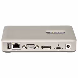 StarTech.com USB C Dock - USB-C to DisplayPort 4K 30Hz or VGA - 65W USB Power Delivery Charging - 4-Port USB 3.1 Gen 1 Hub - Universal USB-C Laptop Docking Station w/ Ethernet - Additional view 4