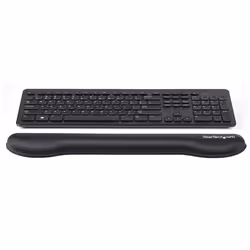StarTech.com Foam Keyboard Wrist Rest for Ergonomic Typing Support - Padded Non-Slip Keyboard Cushion - Laptop or Desktop Computer Keyboard Wrist, Hand & Arm Rest - Soft Black Nylon Rest Pad - Additional view 6