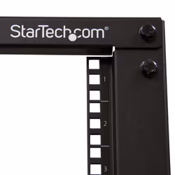 StarTech.com 4-Post 8U Mobile Open Frame Server Rack, Four Post 19in Network Rack with Wheels, Small Rolling Rack with Adjustable Depth for Computer/AV/Data/IT Equipment - Casters, Leveling Feet or Floor Mounting - Additional view 5