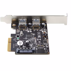 StarTech.com 2-Port USB PCIe Card with 10Gbps/port - USB 3.1/3.2 Gen 2 Type-A PCI Express 3.0 x2 Host Controller Expansion Card - Add-On Adapter Card - Full/Low Profile - Windows & Linux - Additional view 4
